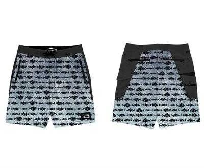 Fujin Performance Short Aqua Blue Fish  Medium