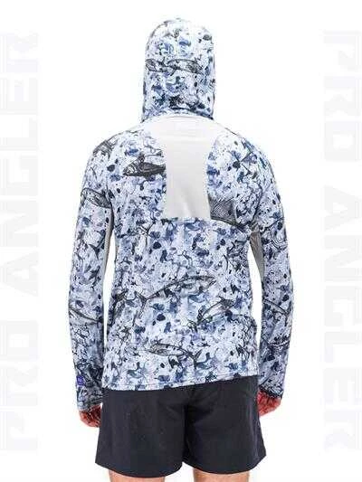 Fujin Pro Angler S24 Buff&Hoodie Black Fish  Small (S) - 4