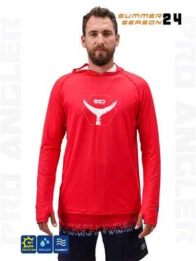 Fujin Pro Angler S24 Hooded Garnet  Medium (M)