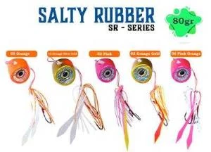 Fujin Salty Rubber 80gr SR Serisi Tai Rubber Set  02 Pink 3D Eye SR11