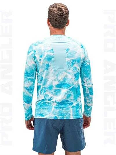 Fujin Pro Angler S24 T-Shirt Water Camo  XLarge (XL) - 3