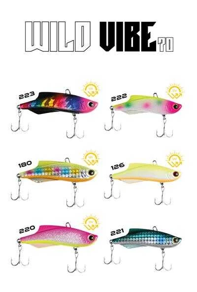 Fujin Wild Vibe 70mm 20gr Sinking  Vibrasyon Suni Yem  222 Sweety Bite - 8