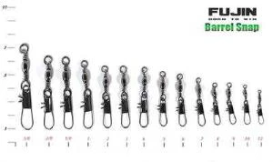 Fujin Barrel Snap Klipsli Fırdöndü BN  10 no - 2