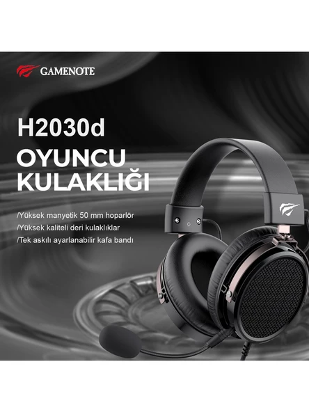 Havit Gamenote H2030D Mikrofonlu 50MM Speaker Gaming Kulaklık 3.5mm Jack