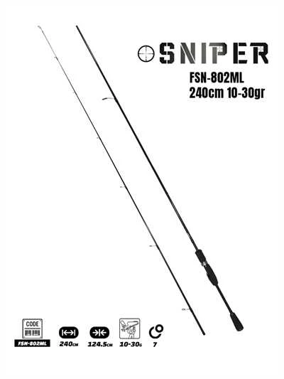 Fujin Sniper 240cm 10-30gr Spin Kamış FSN-802ML