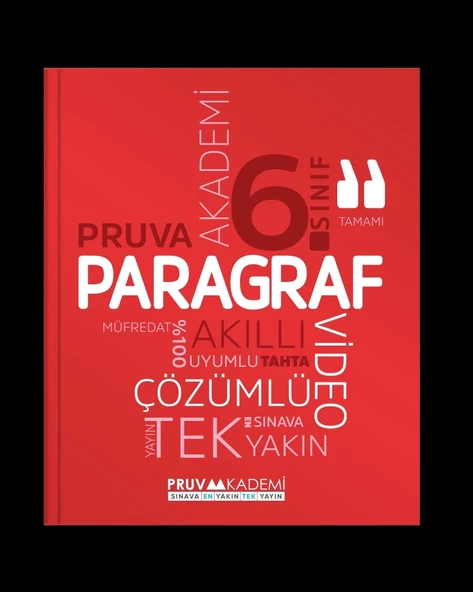 Pruva Akademi Yayıncılık 6. Sınıf Paragraf Soru Bankası