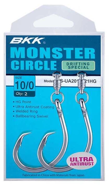 BKK Monster Circle (D.Special) Olta İğnesi  10/0 2 Pcs