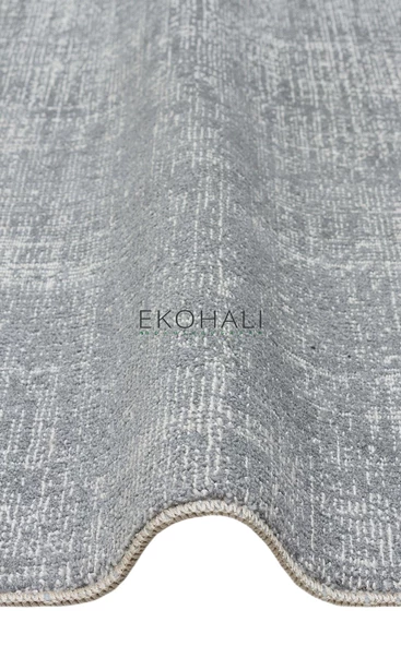 Kalahari Koleksiyonu Sade ve Şık Halı KLH Plain Grey - 3