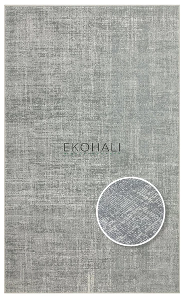 Kalahari Koleksiyonu Sade ve Şık Halı KLH Plain Grey