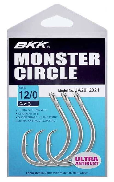 BKK Monster Circle Olta İğnesi  10/0 4 Pcs