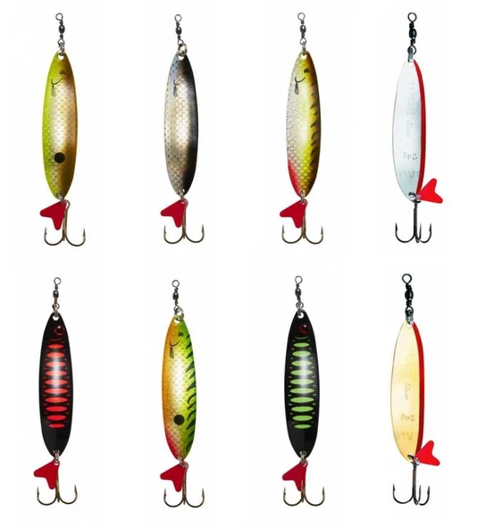 Dam Effzett Standard Spoon Slim 6.5 cm 16 gr Sinking Kaşık  Fire Tiger UV ürün görseli 1