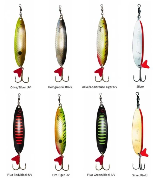 Dam Effzett Standard Spoon Slim 6.5 cm 16 gr Sinking Kaşık  Fire Tiger UV - Resim 2