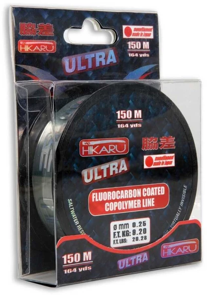 Lineaeffe Hıkaru Ultra Floro Carbon 150mt Misine  0,16mm