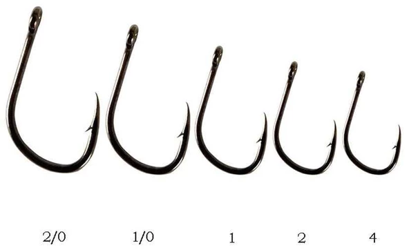 Lineaeffe Carp Hook Rıng Black  2 Numara