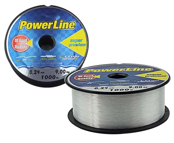 Power line Super Premıum 1000 m.Bobin Misina  0,16 mm
