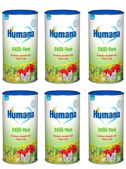 Humana Still-Tee 200 gr Emziren Anne İçeceği x 6 Adet