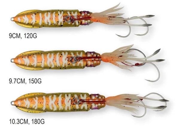 Savage Gear Swimsquid Inchiku 9.7cm 150gr Sahte Balık  Blue Pink Glow - 3