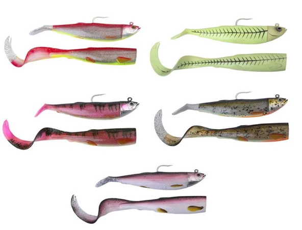 Savage gear Cutbait Herring Kit 20cm 270g Sahte Balık  Deciving 3D Burbot (Glow)