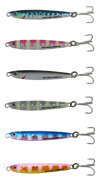 Savage gear 3D Slim Minnow 5 gr 4,6 cm Jig Sahte Balık  Gold Pink Zebra