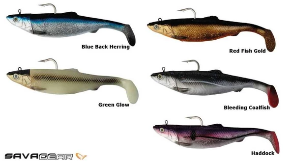 Savage gear 3D Herring Big Shad 25cm 300g 1 Adet Sahte Balık  Red Fish Gold - 2