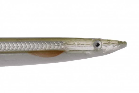 Savage gear B-SG Line Thru Sandeel 125mm 19g Sahte Balık  05-YG Silver - 4