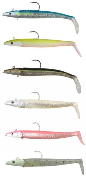 Savage gear Sandeel 16 cm 42 gr 2+1 Adet  Glow