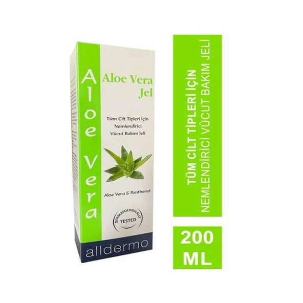 Alldermo Aloe Vera Nemlendirici Jel 200ml