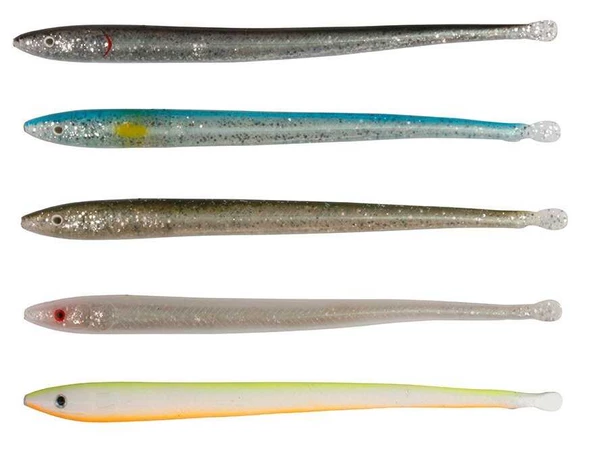 Savage gear LB Sandeel Slug 14 cm 6 Adet Sahte Balık  Real Pearl