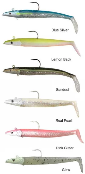 Savage gear Sandeel 16 cm 42 gr 2+1 Adet  Glow - 2