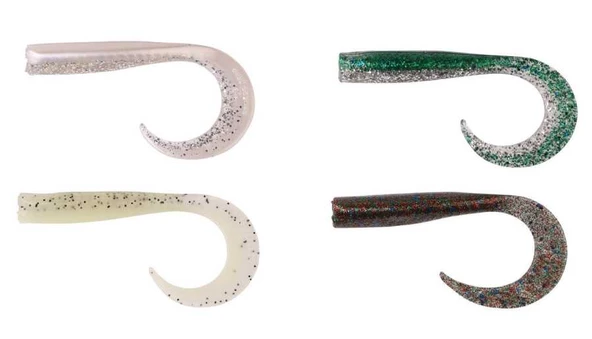 Savage gear LB Sandeel Curltail 10 cm 5 Adet Sahte Balık  Pearl Silver ürün görseli 1