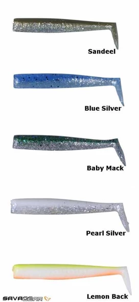 Savage gear LB Sandeel 17 cm (15.5 cm) Sahte Balık  Blue Silver - Resim 2