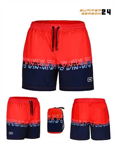 Fujin Pro Angler Short Mayo Scarlet Dark Navy  Large (L)