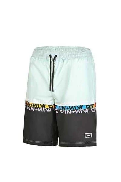 Fujin Pro Angler Board Short Mayo Anthracite Turquoise  Large (L) - 4