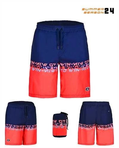 Fujin Pro Angler Board Short Mayo Scarlet Dark Navy  XLarge (XL)