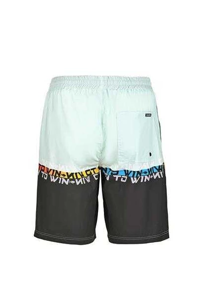 Fujin Pro Angler Board Short Mayo Anthracite Turquoise  Large (L) - 5