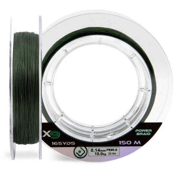 Nomura Braid X9 Moss Green 150 Mt Örgü İp  0,30mm