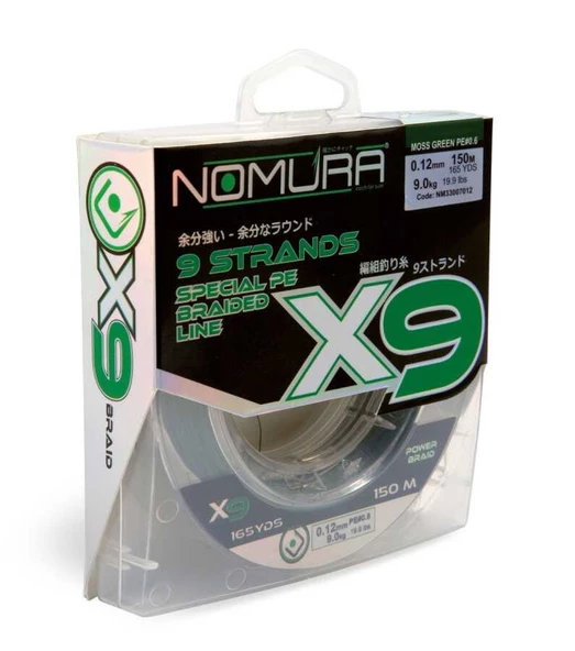 Nomura Braid X9 Moss Green 150 Mt Örgü İp  0,30mm - 2