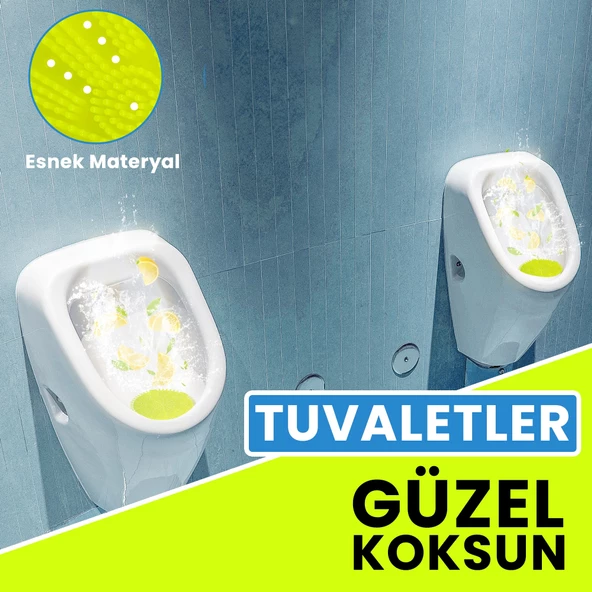Mulpex Limon Kokulu Pisuvar Süzgeci - 50 Adet - Pisuvar, Küvet ve Lavabolar İçin 15x15 cm - 2