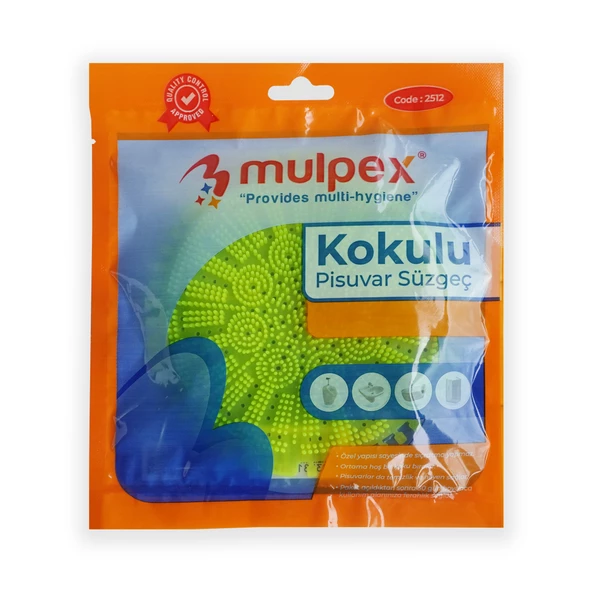 Mulpex Limon Kokulu Pisuvar Süzgeci - 5 Adet - Pisuvar, Küvet ve Lavabolar İçin 15x15 cm - 7
