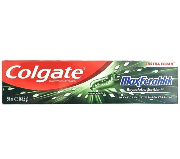 Colgate Max Fresh Max Ferahlık Bambu Kömür Beyazlatıcı Diş Macunu 50 Ml