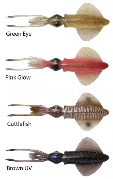 Savage gear Swim Squid 18cm 32g 2 Adet Sahte Balık  Green Eye - 2