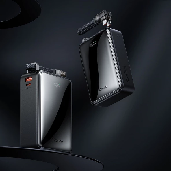 Mcdodo MC-0561 100W 25000mAh Dijital Ekranlı Powerbank - Siyah - 2