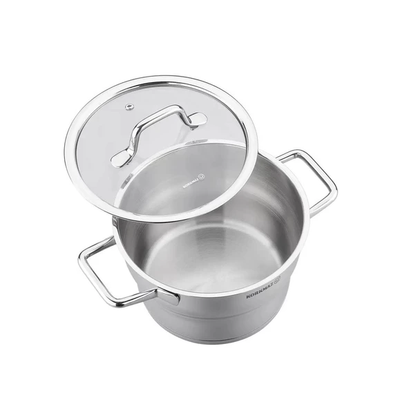 Korkmaz A1957 Festiva 8 Parça Tencere Seti - Resim 2