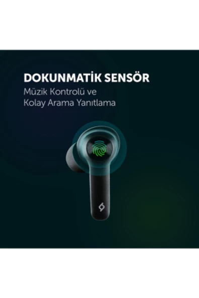 Ttec 2KM135S AirBeat Play TWS Bluetooth 5.0-Oyun Modu-4 Mikrofon-ENC Gürültü Engellemeli Kablosuz Kulaklık - 5