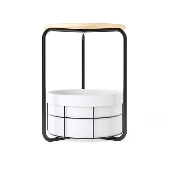 Eportatif Çantalı Orta Sehpa  Yan Zigon Sehpa Çam 1557 - 6