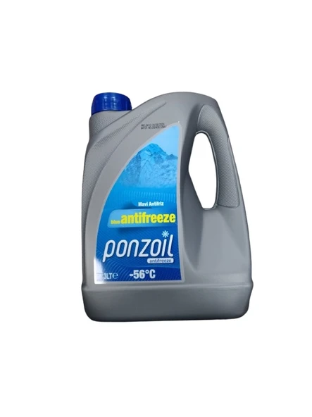 3 LT PONZOİL MAVİ ANTİFRİZ -56 DERECE - Resim 2