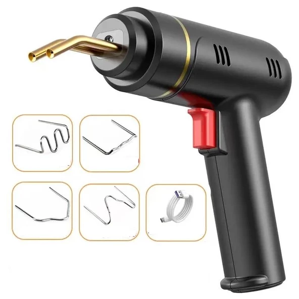 200 Watt 600 Adet Tel 5000 Mah Batarya Desteği Kablosuz Şarjlı Tampon Plastik Parça Tamir Kaynak Makinesi - 7