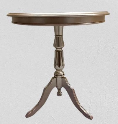 Fiskos Sehpa EKO 90501 Baba 3 Ayak 60CM Hareketli MDF Tabla Parlak Gold El Yapm - Resim 10