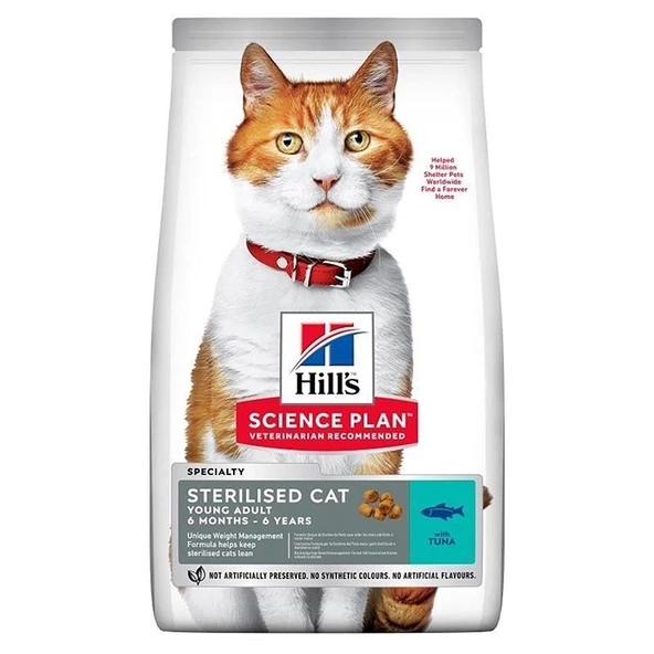 Hill's Sterilised Ton Balıklı 10 kg Kısırlaştırılmış Yetişkin Kedi Maması