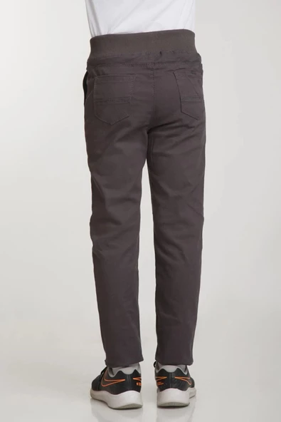 For Pretty Ribanalı Erkek Okul Pantolonu Tam Lastikli - 3